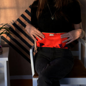 
                  
                    Load image into Gallery viewer, Grande pochette de luxe rouge
                  
                