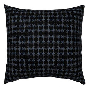 
                  
                    Load image into Gallery viewer, Housse de Coussin. Hoku Bleu-Noir
                  
                