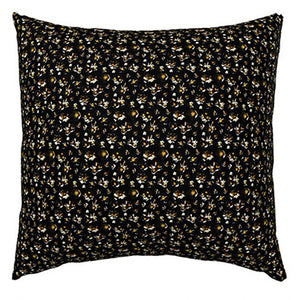 
                  
                    Load image into Gallery viewer, Housse de Coussin. Petit Plumeria Jaune-Noir
                  
                