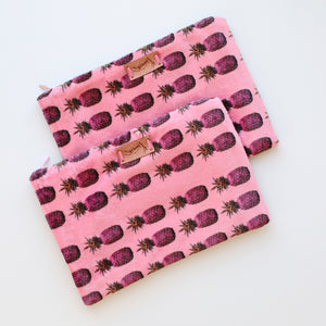 
                  
                    Load image into Gallery viewer, Pochette ananas corail
                  
                