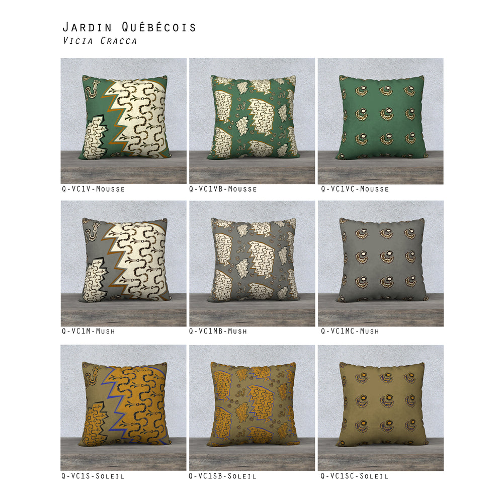 
                  
                    Load image into Gallery viewer, Decorative cushion Vicia Cracca Mousse_Q-VCIVB
                  
                
