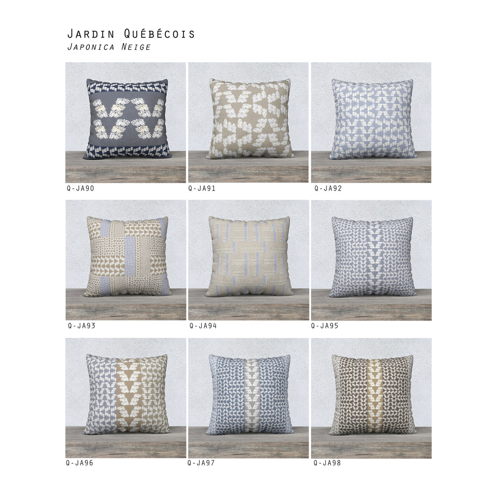 
                  
                    Load image into Gallery viewer, Decorative cushion Japonica Neige_Q-JA97
                  
                