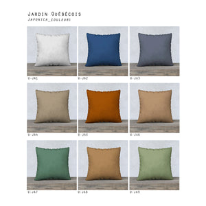 
                  
                    Load image into Gallery viewer, Decorative cushion Japonica Neige_Q-JA90
                  
                