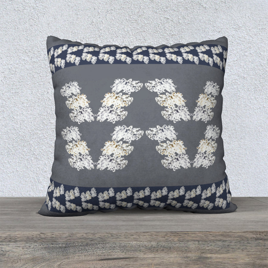 
                  
                    Load image into Gallery viewer, Decorative cushion Japonica Neige_Q-JA90
                  
                