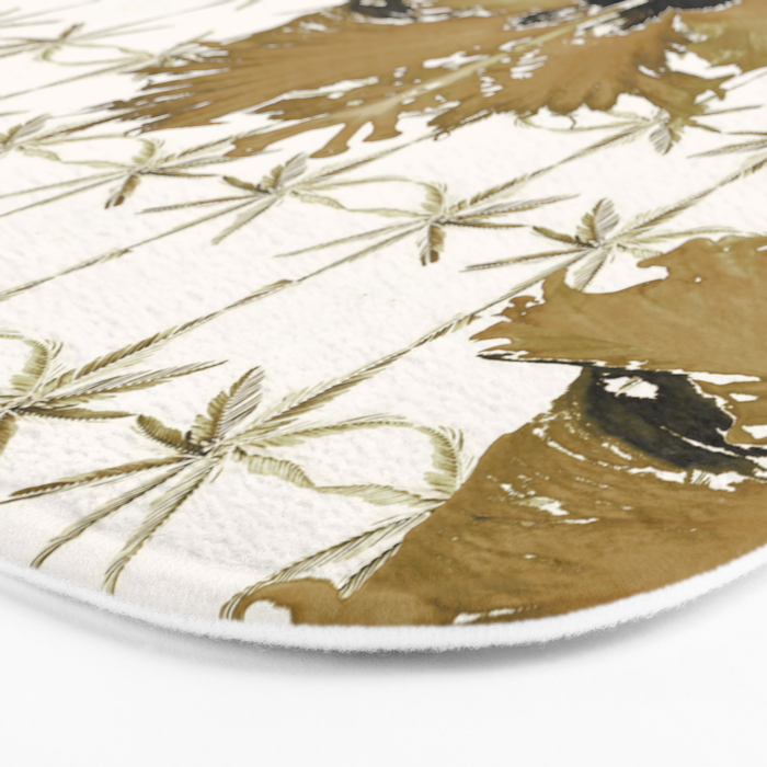 
                  
                    Load image into Gallery viewer, Shower Mat : Hibiscus Gold
                  
                