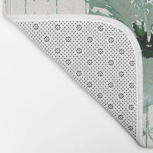 
                  
                    Load image into Gallery viewer, Shower Mat : Hibiscus Green
                  
                