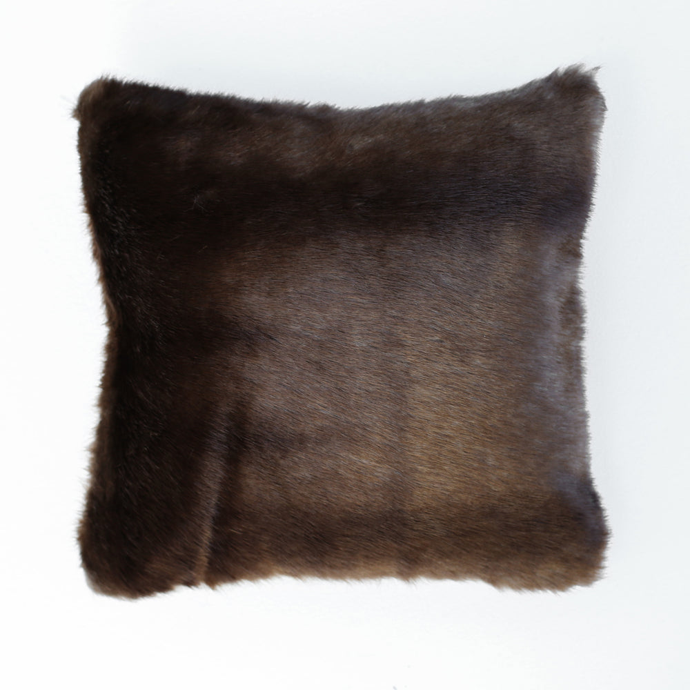 
                  
                    Load image into Gallery viewer, Hoku blue Fur decorative cushion, 14 x 14 in.
                  
                