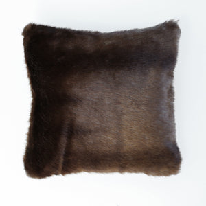
                  
                    Load image into Gallery viewer, Hoku blue Fur decorative cushion, 14 x 14 in.
                  
                