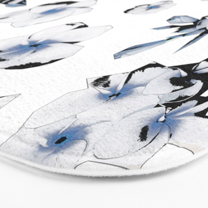 
                  
                    Load image into Gallery viewer, Shower Mat : Large Plumeria Blue
                  
                