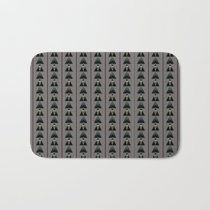 Shower Mat: May Day Black