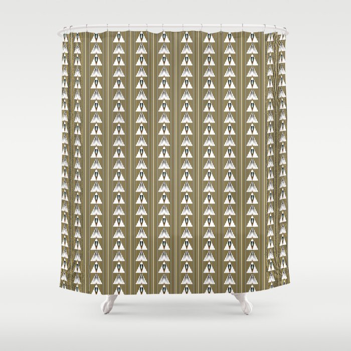 Shower Curtain: May Day Gold