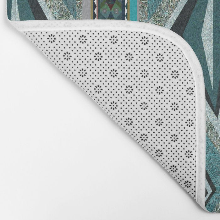 
                  
                    Load image into Gallery viewer, Tapis de Douche : Tribal Turquoise
                  
                