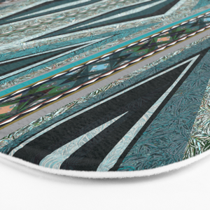 
                  
                    Load image into Gallery viewer, Tapis de Douche : Tribal Turquoise
                  
                