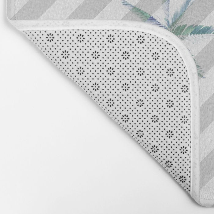 
                  
                    Load image into Gallery viewer, Shower Mat : Palm Oblique Green
                  
                