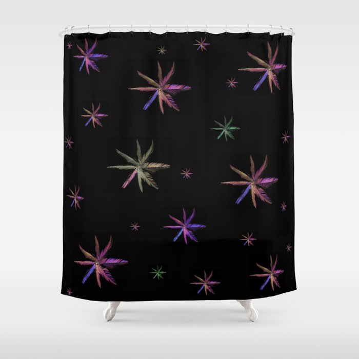 Shower Curtain: Pink Palm