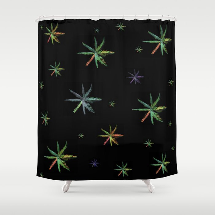Shower Curtain: Palm Green